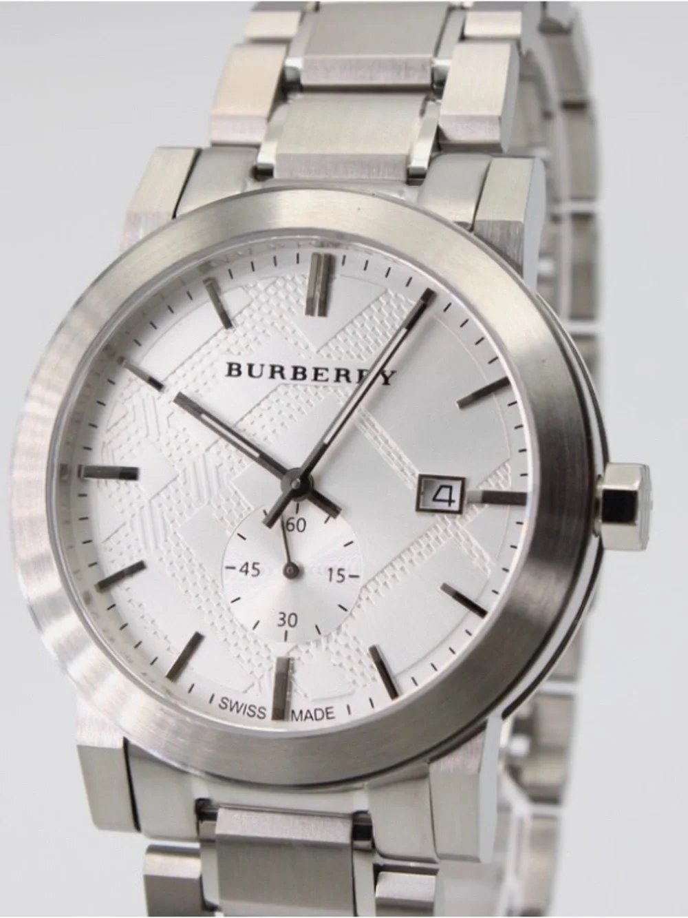 Burberry Men's Chronograph The City Silver 42mm Watch